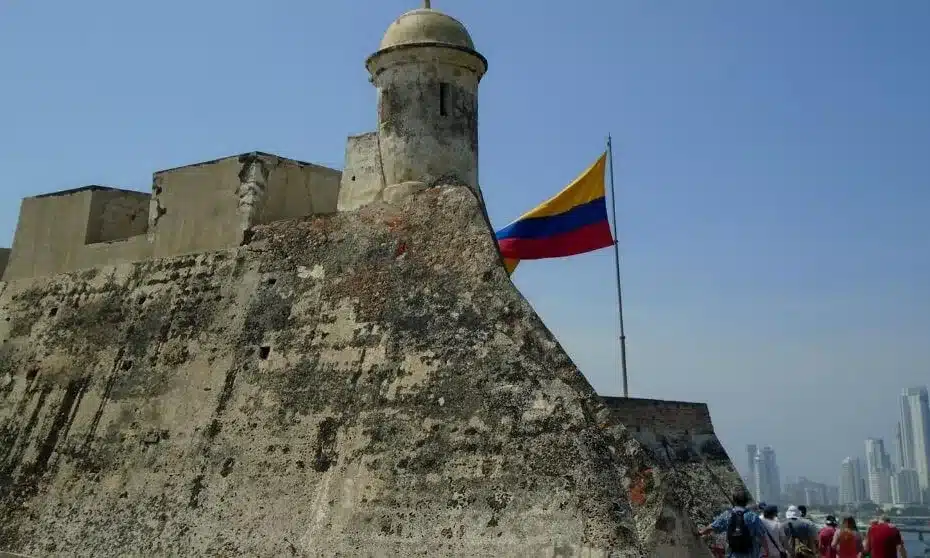visita ao Castelo de San Felipe em Cartagena